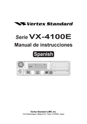 Vertex Standard VX-4100E Serie Manual De Instrucciones