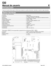 JCM Technologies I30 Manual De Usuario