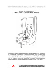 Chipolino CAMINO Manual De Instrucciones