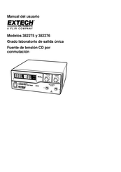 Extech Instruments 382276 Manual Del Usuario