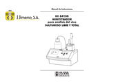 Hanna Instruments HI 84100 Manual De Instrucciones