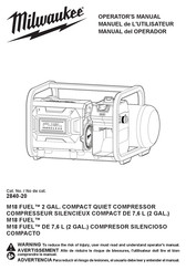 Milwaukee M18 FUEL 2840-20 Manual Del Operador