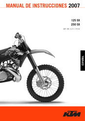 KTM 125 SX 2007 Manual De Instrucciones