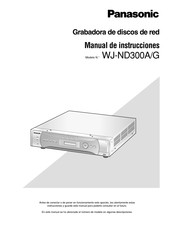 Panasonic WJ-ND300A/G Manual De Instrucciones