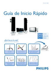 Philips MCD 988 Guia De Inicio Rapido