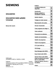 Siemens SINUMERIK 828D Manual Del Usuario