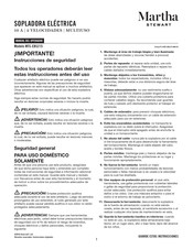 Martha Stewart MTS-EBS215 Manual Del Operador