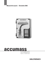 Milltronics accumass SF500 Manual Del Usuario