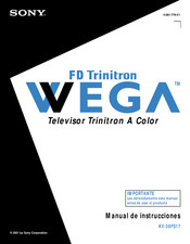 Sony Trinitron WEGA KV-38FS17 Manual De Instrucciones