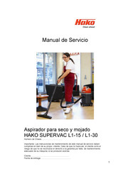 HAKO SUPERVAC L1-15 Manual De Servicio