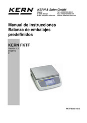 KERN FKTF 3K0.5LM Manual De Instrucciones