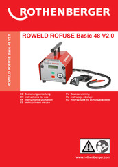 Rothenberger ROWELD ROFUSE Basic 48 V2.0 Instrucciones De Uso