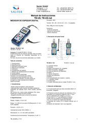 Sauter TB-US Manual De Instrucciones