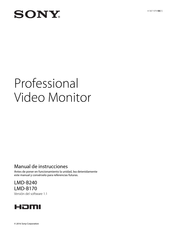 Sony LMD-B240 Manual De Instrucciones
