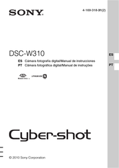 Sony Cyber-shot DSC-W310 Manual De Instrucciones