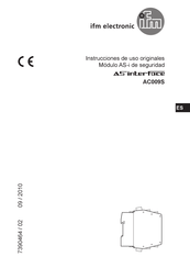 IFM Electronic AS-Interface AC009S Instrucciones De Uso