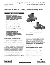 Emerson Fisher R600 Serie Manual De Instrucciones