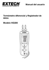 Extech Instruments HD200 Manual Del Usuario