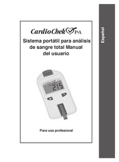 CardioChek PA Manual Del Usuario