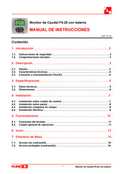 FLS FlowX3 F9.20 Manual De Instrucciones