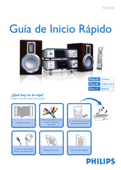 Philips MCD706 Guia De Inicio Rapido