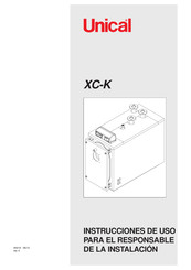 Unical XC-K Instrucciones De Uso