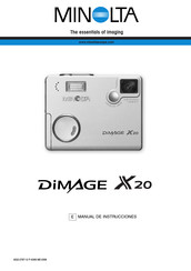 Minolta DiMAGE X20 Manual De Instrucciones