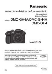 Panasonic Lumix DMC-GH4H Instrucciones De Funcionamiento