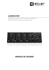 Ecler essentials eCOMPACT4BT Manual De Usuario