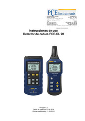 PCE Instruments PCE-CL 20 Instrucciones De Uso