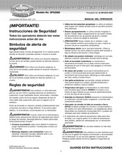 sunjoe PRESSURE JOE SPX2000 Manual Del Operador