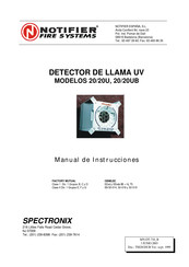 Notifier 20/20U Manual De Instrucciones