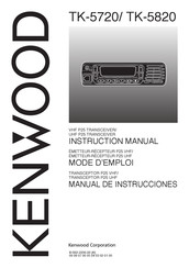 Kenwood TK-5820 Manual De Instrucciones