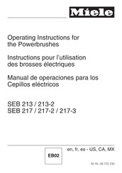 Miele SEB 213-2 Manual De Operaciones