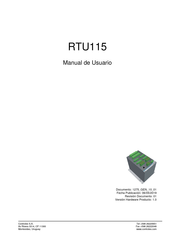 Controles RTU115 Manual De Usuario