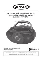 Jensen CD-560 Manual Del Propietário