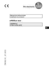 IFM Electronic efector300 VS2000 Exi Manual De Instrucciones