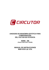 Circutor EMB-25/230 Manual De Instrucciones