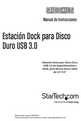 StarTech.com SATDOCKU3S Manual De Instrucciones