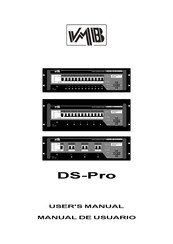 VMB Dimmers DS-Pro Manual De Usuario