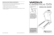 Weslo cadence 55  WETL13606.0 Manual Del Usuario