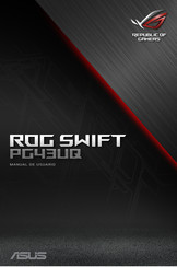 Asus ROG SWIFT PG43UQ Manual De Usuario