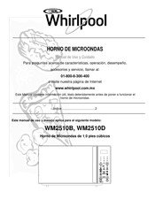Whirlpool WM2510D Manuales | ManualsLib