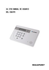 Blaupunkt SA 2700 Manual De Usuario