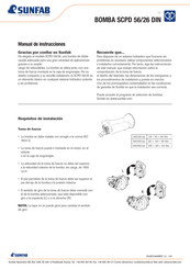 Sunfab SCPD 76 Manual De Instrucciones