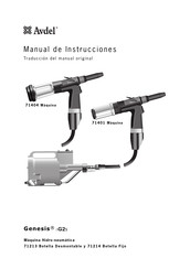 avdel 71401 Máquina Manual De Instrucciones