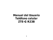 ZTE G R238 Manual Del Usuario