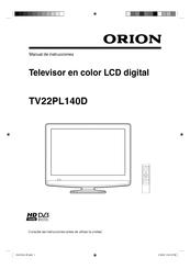 Orion TV22PL140D Manual De Instrucciones