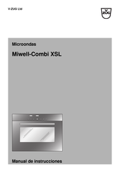 V-ZUG Miwell-Combi XSL Manual De Instrucciones