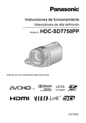 Panasonic HDC-SDT750PP Instrucciones De Funcionamiento